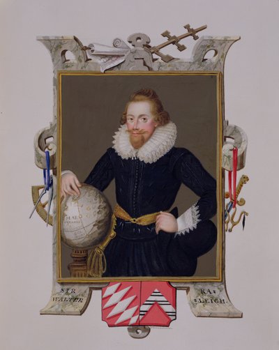 Portrait of Sir Walter Raleigh from 